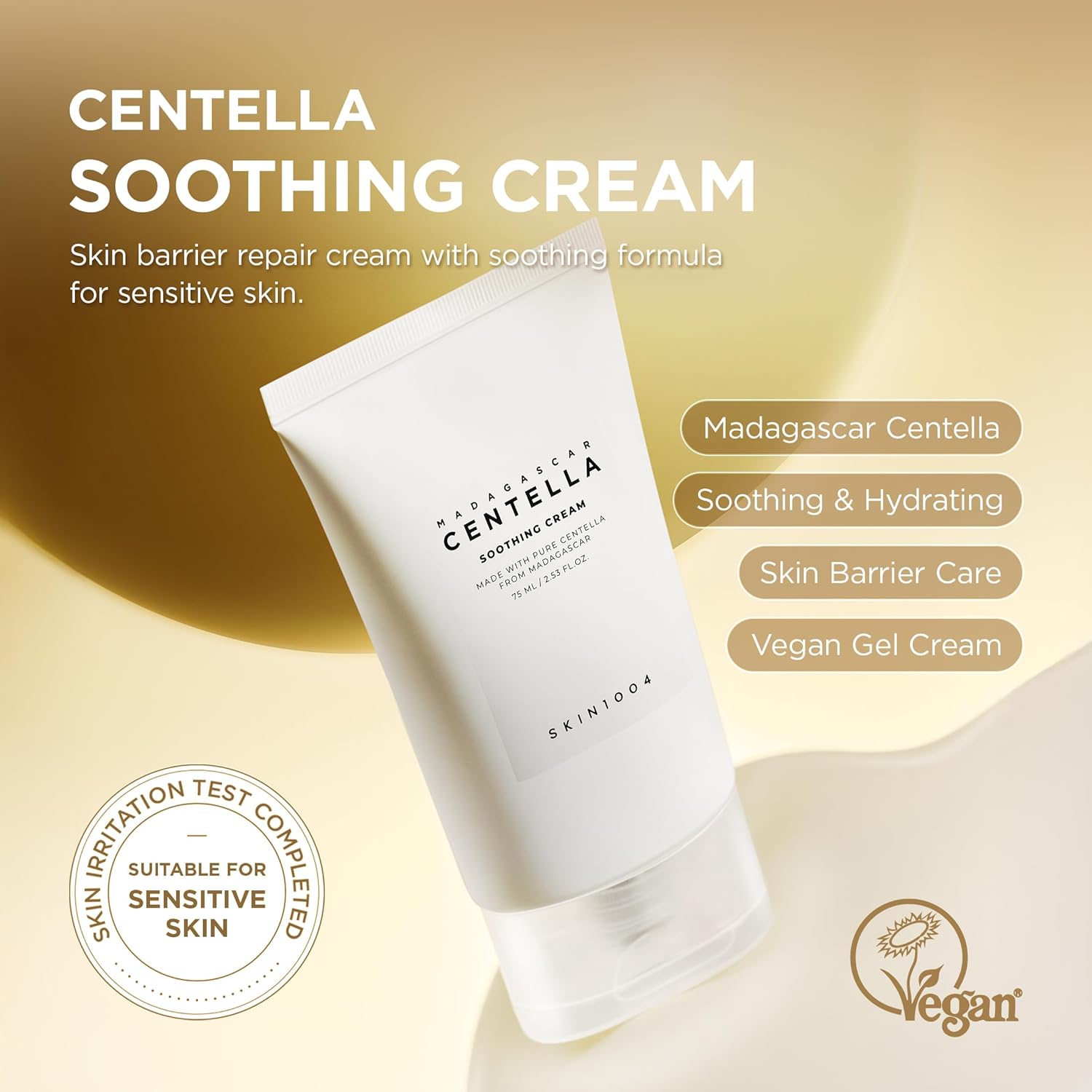 SKIN1004 MADAGASCAR Centella Soothing Cream - 75ML