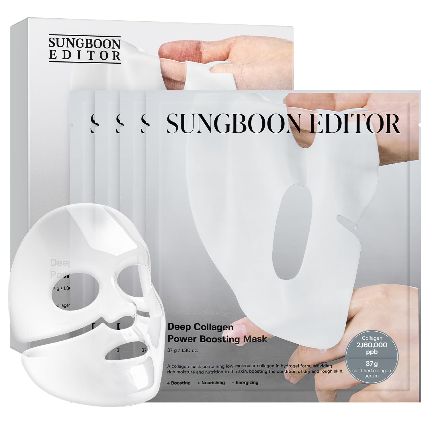 SUNGBOON EDITOR Deep Collagen Power Boosting Mask - Pack 4x37g