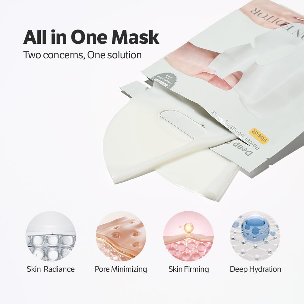 SUNGBOON EDITOR Deep Collagen Power Boosting Mask - Pack 4x37g