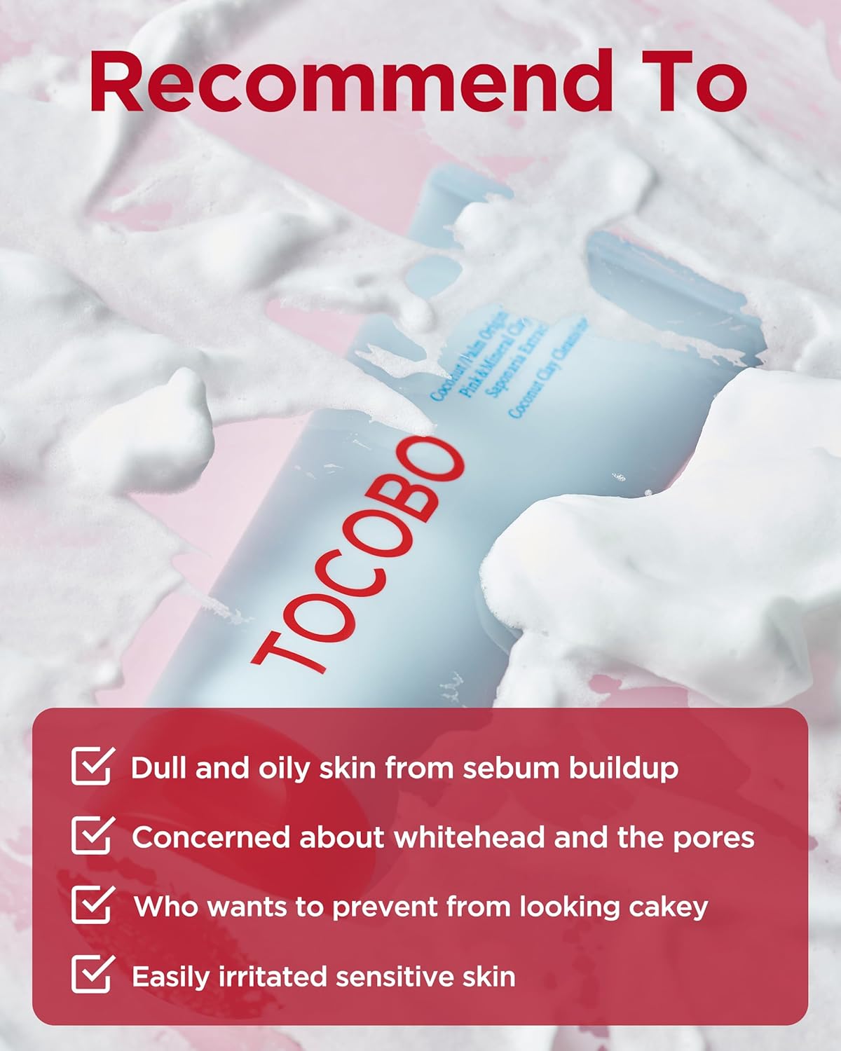 Tocobo Coconut Clay Cleansing Foam - 150ml