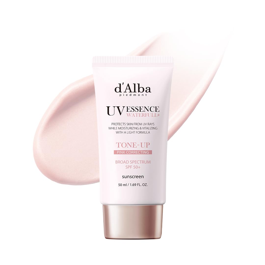 d'Alba UV Essence Waterfull Tone-Up Sun Cream (PINK) 50ML