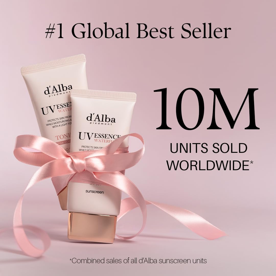 d'Alba UV Essence Waterfull Tone-Up Sun Cream (PINK) - 50ML
