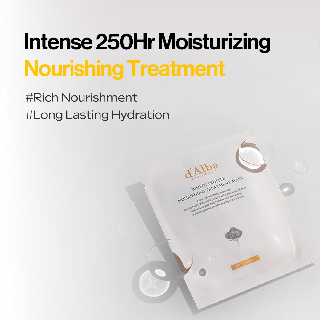 d'Alba White Truffle Nourishing Treatment Mask (pack x 5 masks)