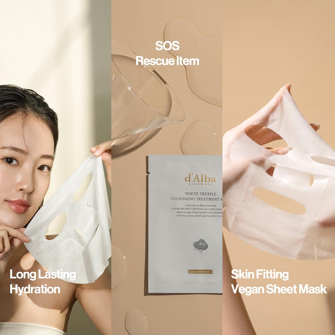d'Alba White Truffle Nourishing Treatment Mask (pack x 5 masks)