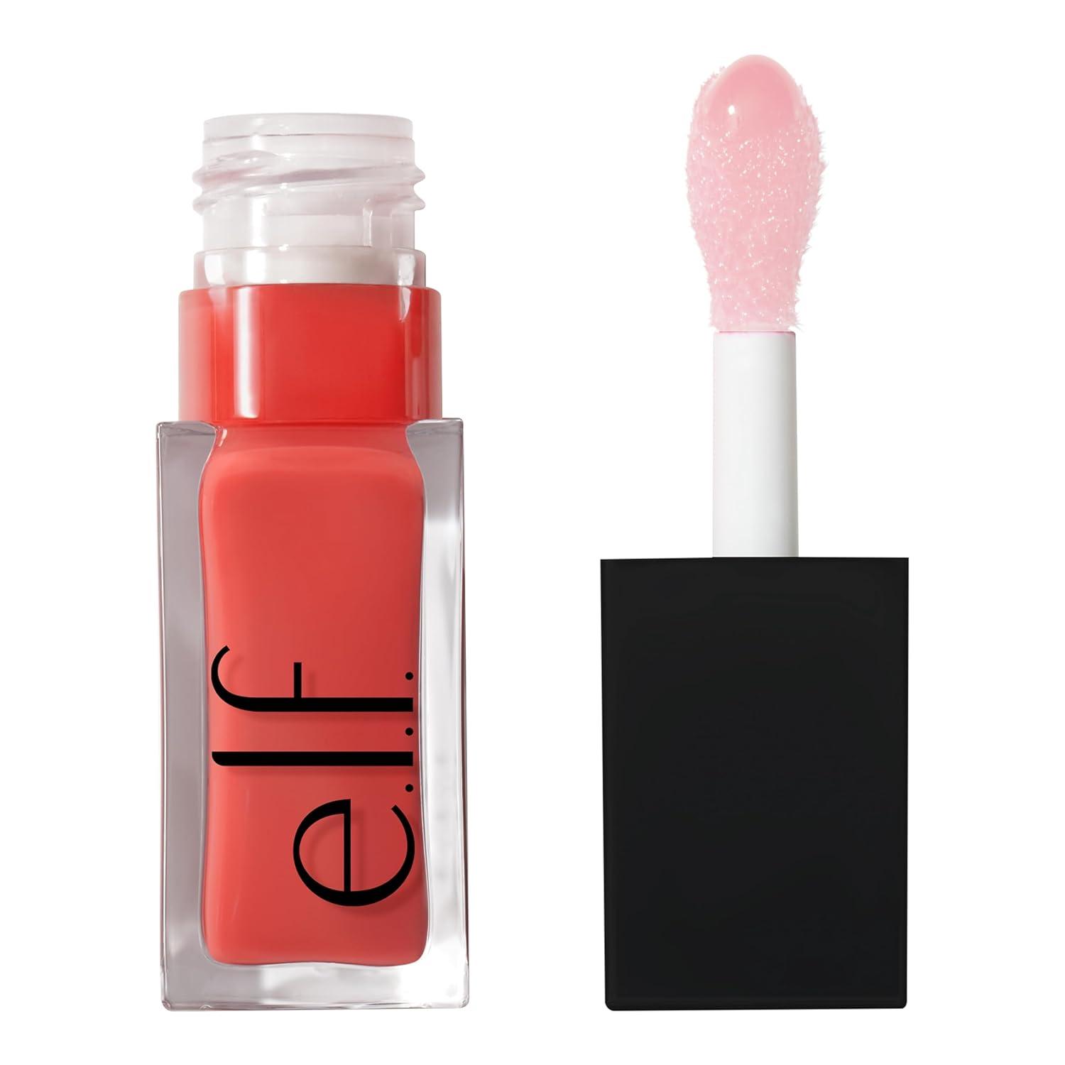 Elf Cosmetic Glow Reviver Lip Oil Infused with Apricot Oil - Pink Quartz