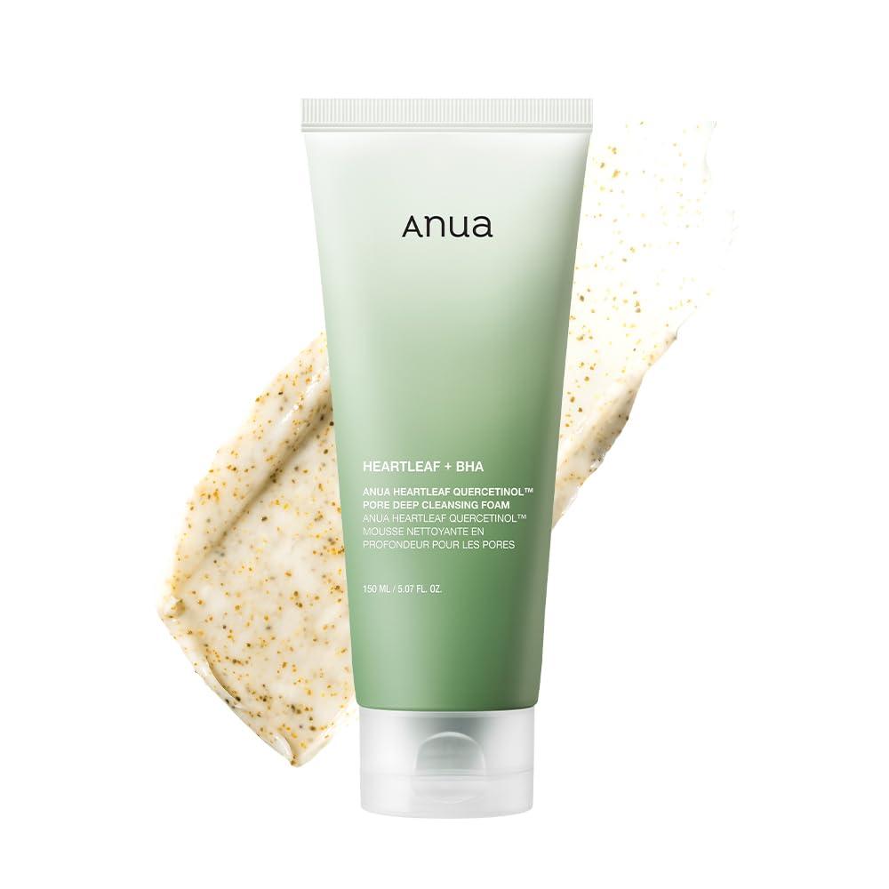 (Sans emballage ou endommagé) Anua HEARTLEAF QUERCETINOL PORE DEEP CLEANSING FOAM - 150ML
