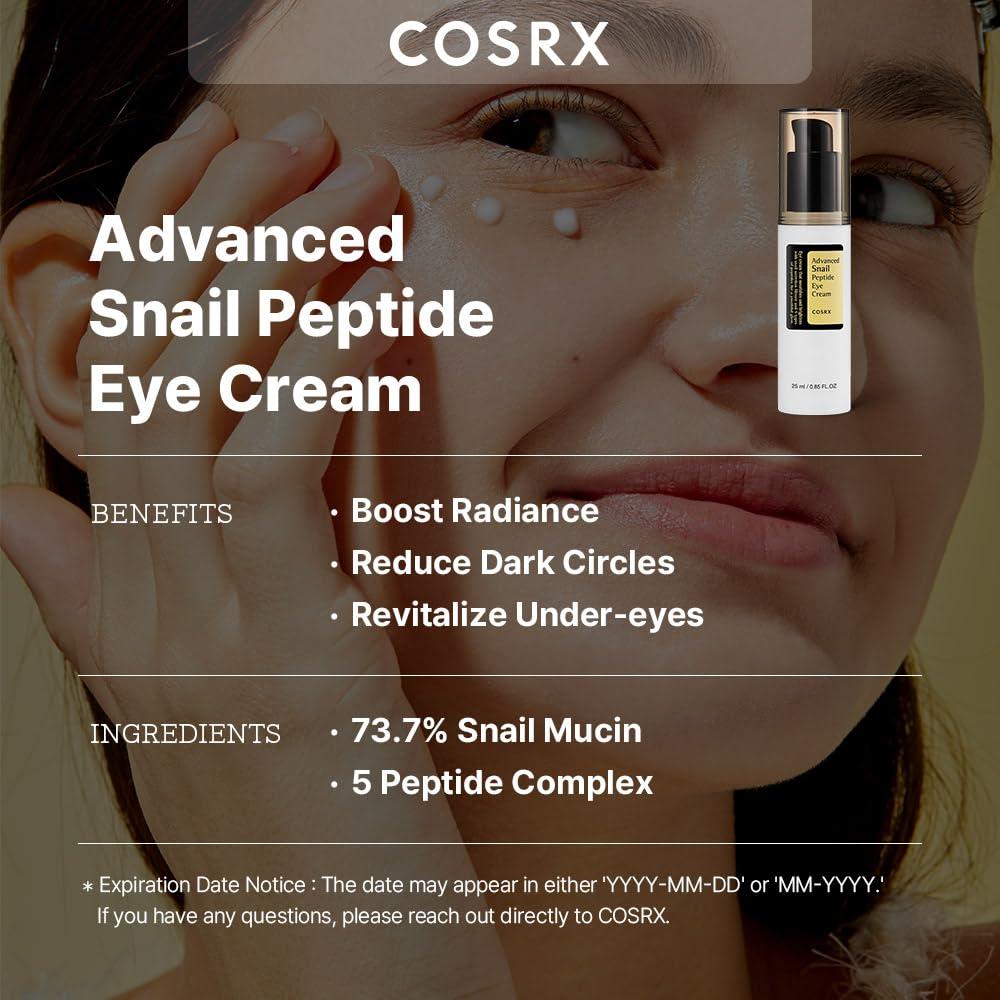 Cosrx Advanced Snail Peptide Eye Cream - 25ml