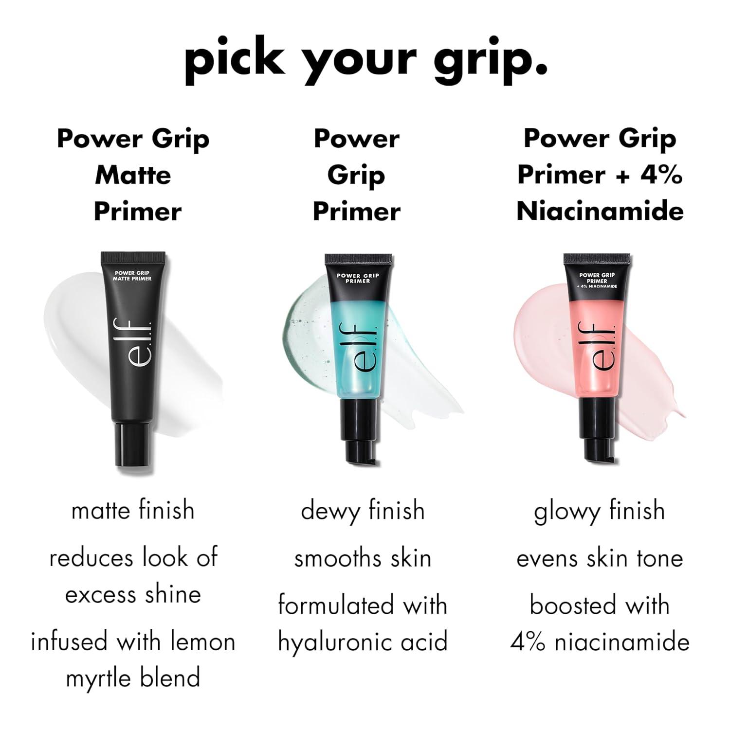 Elf Power Grip Matte Primer Infused With Lemon Myrtle Blend - 26ml